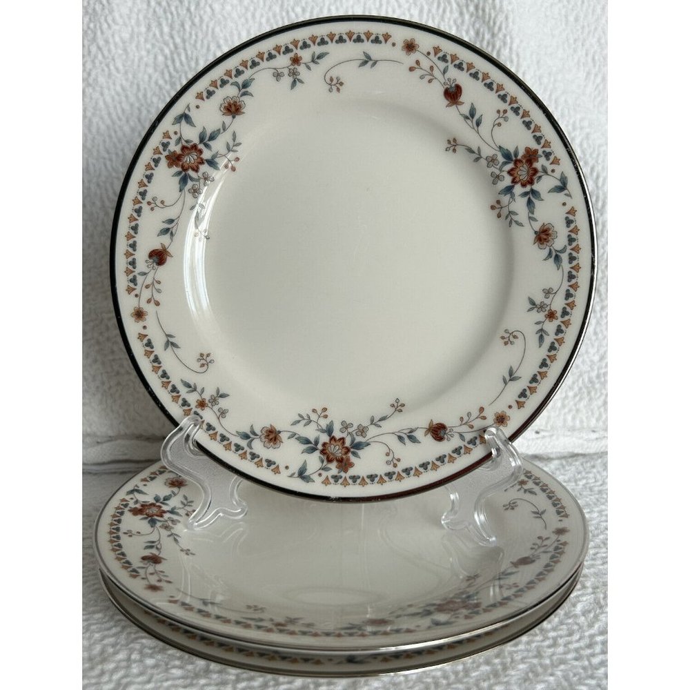 Vintage Noritake Adagio (3) Bread Plates 1978-1994 Excellent Condition